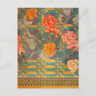 Stanisław Wyspiański ~ Rose Postkarte