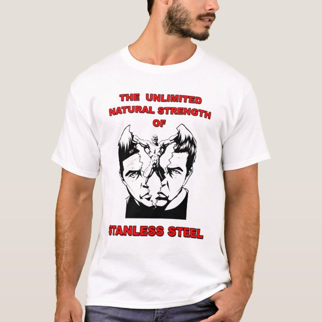 Stanless das T-Shirt Stahlmänner (Vorderseite)