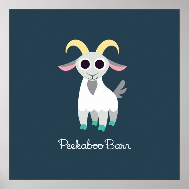 Stanley die Ziege Poster (Vorne)