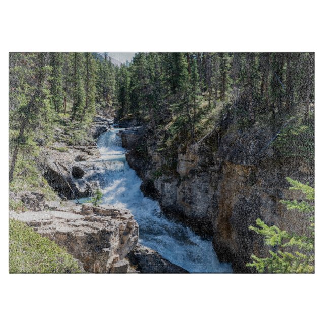 Stanley Falls, kanadische Naturschönheit, Wasserfa Schneidebrett (Vorderseite)