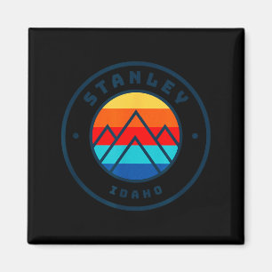Stanley Idaho Skifahren Snowboardfahren Familien-S Magnet