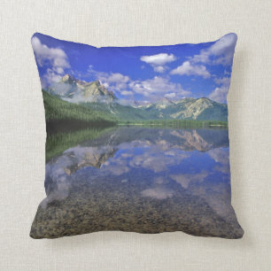 Stanley Lake im Sawzahngebirge von Idaho Kissen