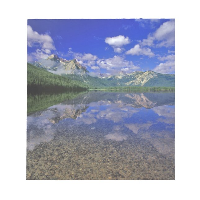 Stanley Lake im Sawzahngebirge von Idaho Notizblock (Vorderseite)