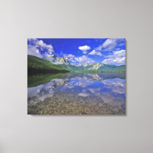 Stanley Lake in der Sawtooth Mountains in Idaho Leinwanddruck
