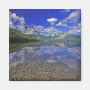 Stanley Lake in der Sawtooth Mountains in Idaho Magnet