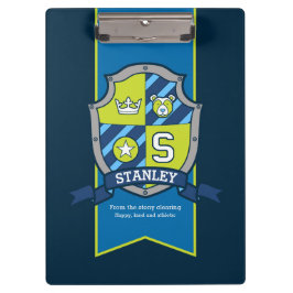 Stanley Letter S trägt den Namen des Wappen und be Klemmbrett