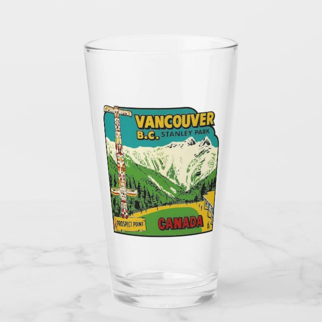 Stanley Park Vancouver - Pint Glass Glas (Vorderseite)