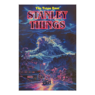 Stanley Things   Teton Dam   VHS-Abdeckung Fotodruck