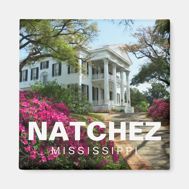 Stanton Hall Natchez, Mississippi Souvenir Magnet (Vorne)