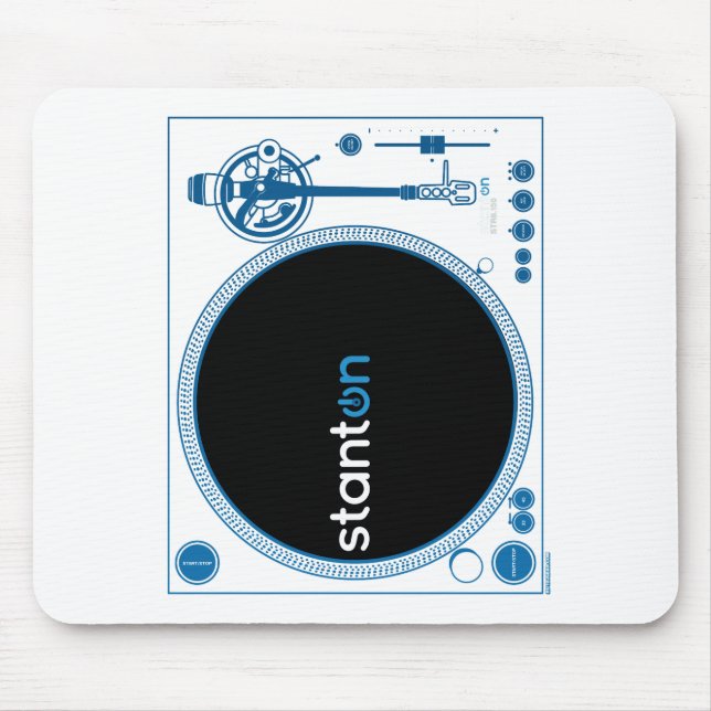 Stanton STR8-150 Turntable DJ-Plattform-Musik Mousepad (Vorne)