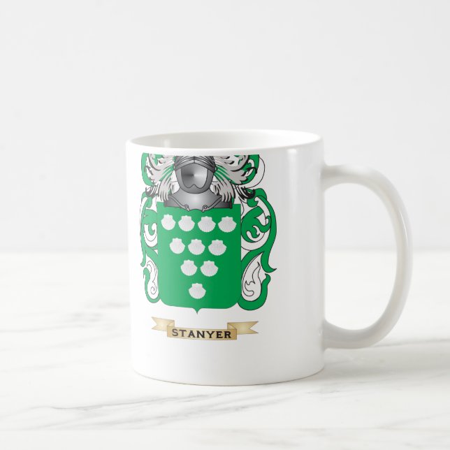 Stanyer Wappen (Familienwappen) Kaffeetasse (Rechts)
