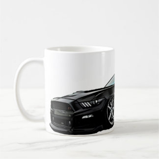 Stanzschwarz Mustang S550 Kaffeetasse