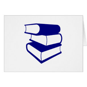 Stapel blauer Bücher
