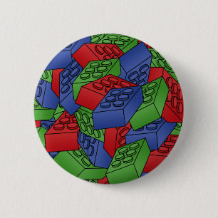 Stapel der Gebäude-Blöcke Button