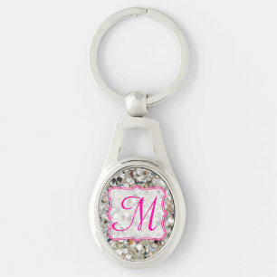 Stapel der Glitzer-Schlüsselkette Schlüsselanhänger