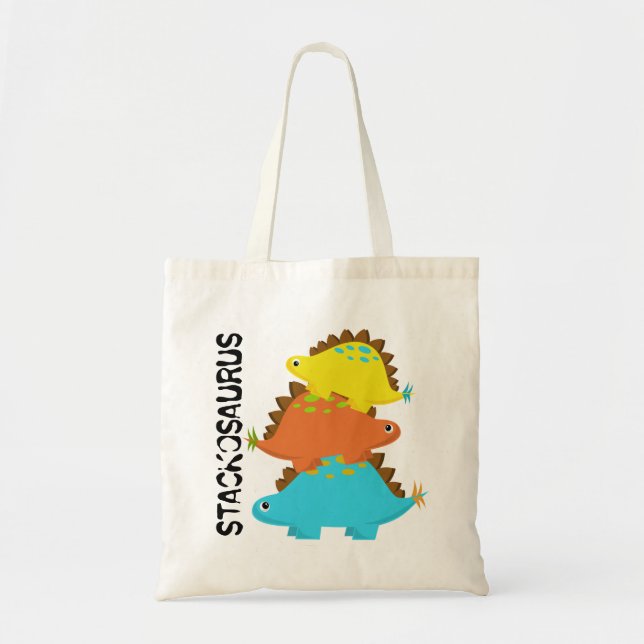 Stapel der Stegosaurus-Tasche Tragetasche (Vorne)