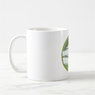 Stapel Geld Bargeld Grüne Scheine Kaffeetasse