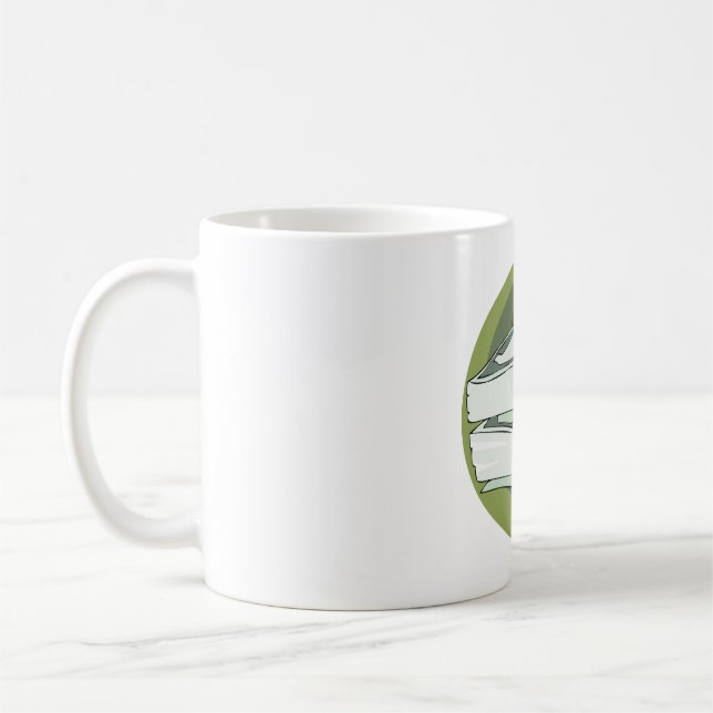 Stapel Geld Bargeld Grüne Scheine Kaffeetasse (Links)