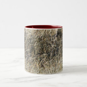 Stapel Heu Zweifarbige Tasse
