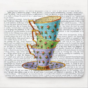 Stapel von drei Vintagen Teacups Mousepad