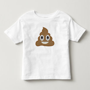 Stapel von Poo Emoji Kleinkind T-shirt