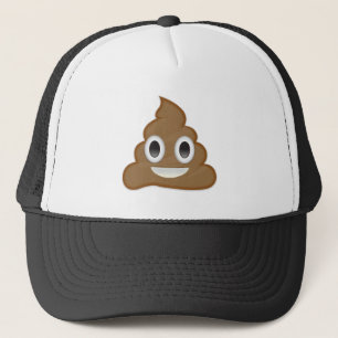 Stapel von Poo Emoji Truckerkappe