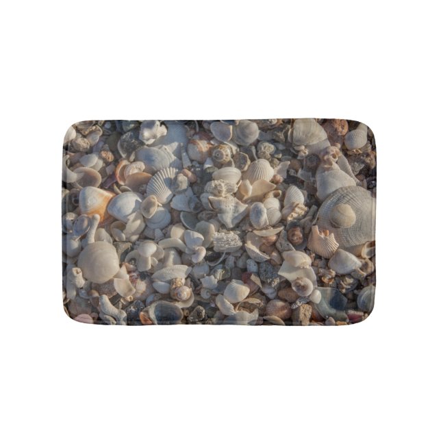 Stapel von Seashells Badematte (Vorderseite)