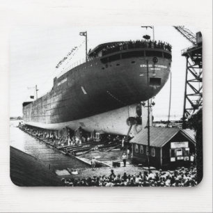 Stapellauf der Edmund Fitzgerald 8.6.1958 (#1) Mousepad
