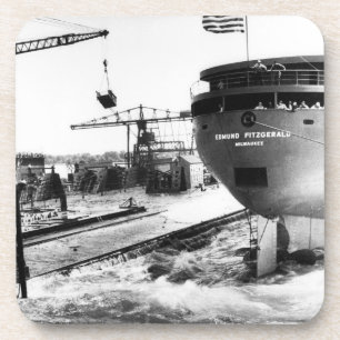Stapellauf der Edmund Fitzgerald Mighty Fitz Getränkeuntersetzer
