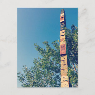 Stapelschränke in Burlington-Vermont Postkarte