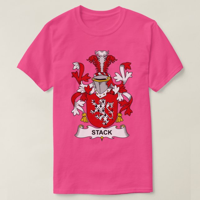 Stapelüberzug des Familienwappens T-Shirt (Design vorne)