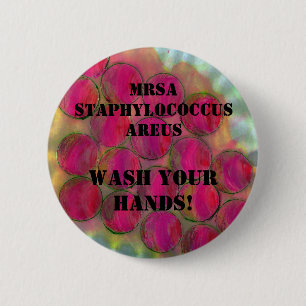 Staphylo - waschen Sie Ihre Hände! - Besonders Button