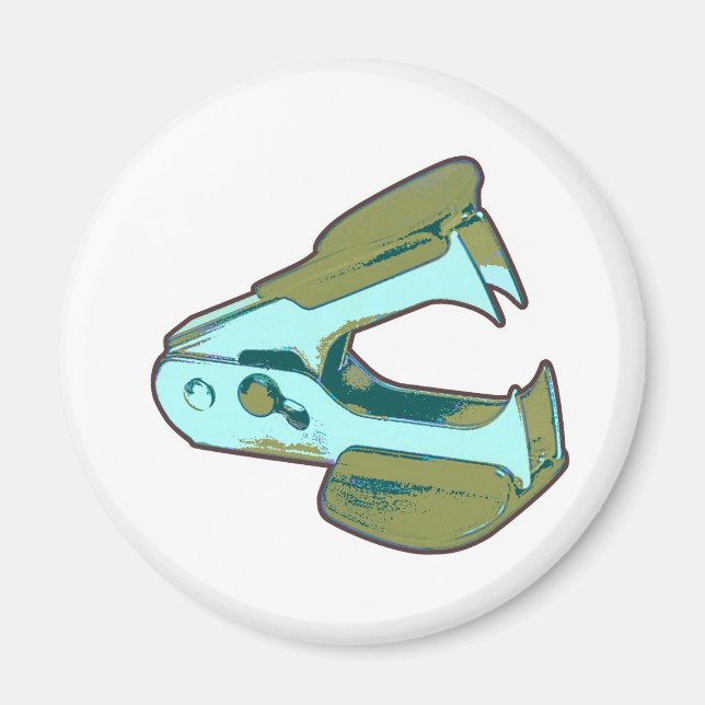 Stapler 2 Zoll runder Magnet (Vorne)