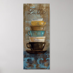 Staplungskaffeetassen Poster
