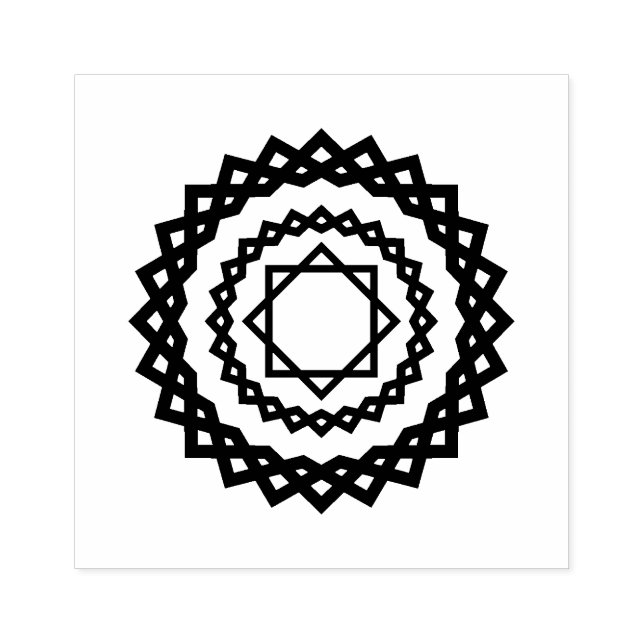 Star-Abbildung Gummistempel (Prägung)