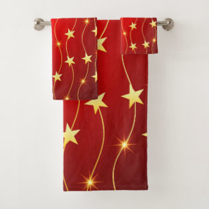 Star Adored Ruby Motif rouge