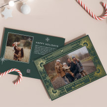 Star Art Deco Foto Happy Holiday Forest
