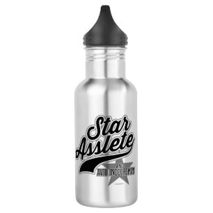 Star Asslete (Avid Indoorsman) Edelstahlflasche