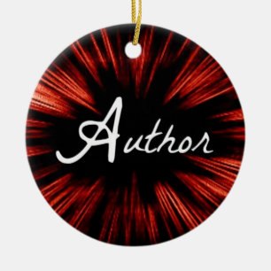 Star Author Keramikornament