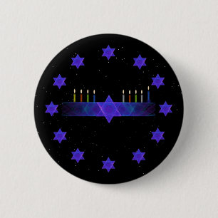 Star Bar Menorah Button
