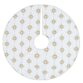 STAR BETHLEHEM Gemustert Polyester Weihnachtsbaumdecke