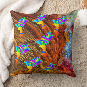 Star Birds Throw Kissen