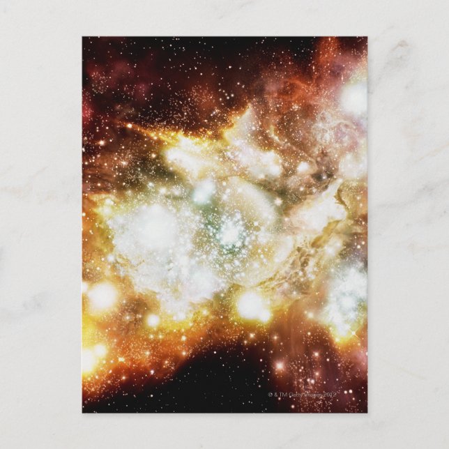 Star Birth Super Cluster Postkarte (Vorderseite)