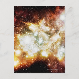 Star Birth Super Cluster Postkarte