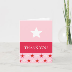 Star Birthday Girl, vielen Dank Dankeskarte
