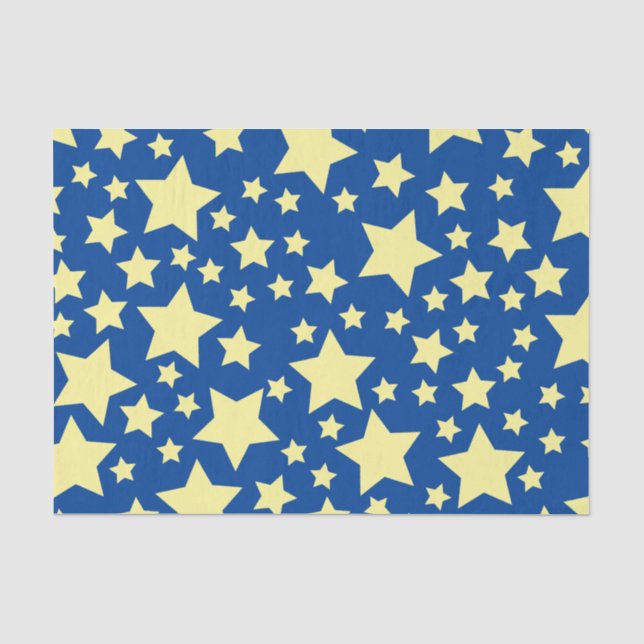 Star Birthday Party Seidenpapier (Vorderseite)