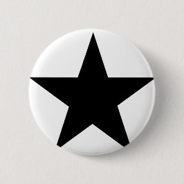Star Black The MUSEUM Zazzle Geschenke Button