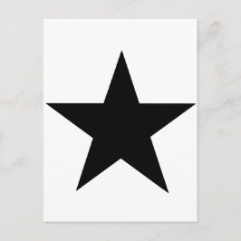 Star Black The MUSEUM Zazzle Geschenke Postkarte