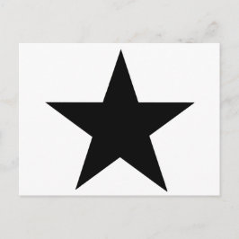 Star Black The MUSEUM Zazzle Geschenke Postkarte