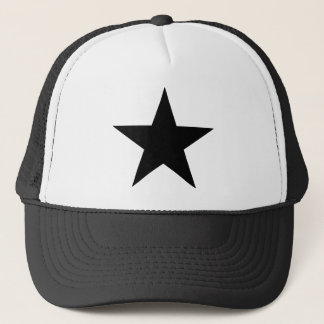 Star Black The MUSEUM Zazzle Geschenke Truckerkappe